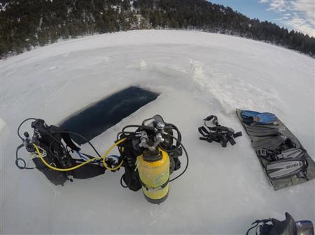 Rédéris Plongée : Plongée sous glace