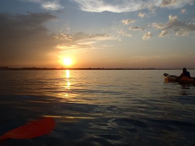 Balade accompagnée en Kayak de mer - Coucher de soleil